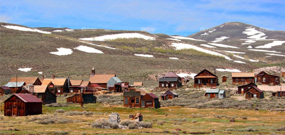 Bodie  State Park. Ghost town of Bodie. Sierra Nevada by Mono Lake CA