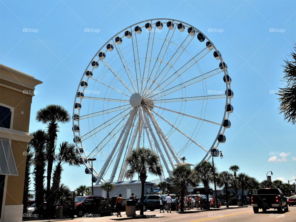 My point of view of a sky wheel 