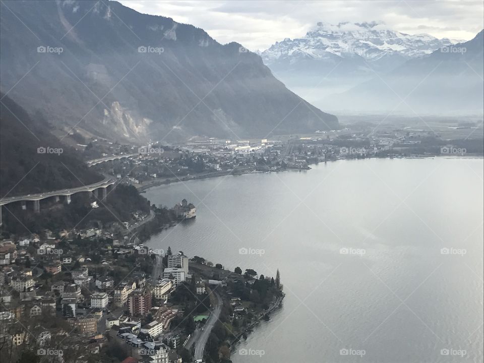 lake montreux Switzerland geneva road trip