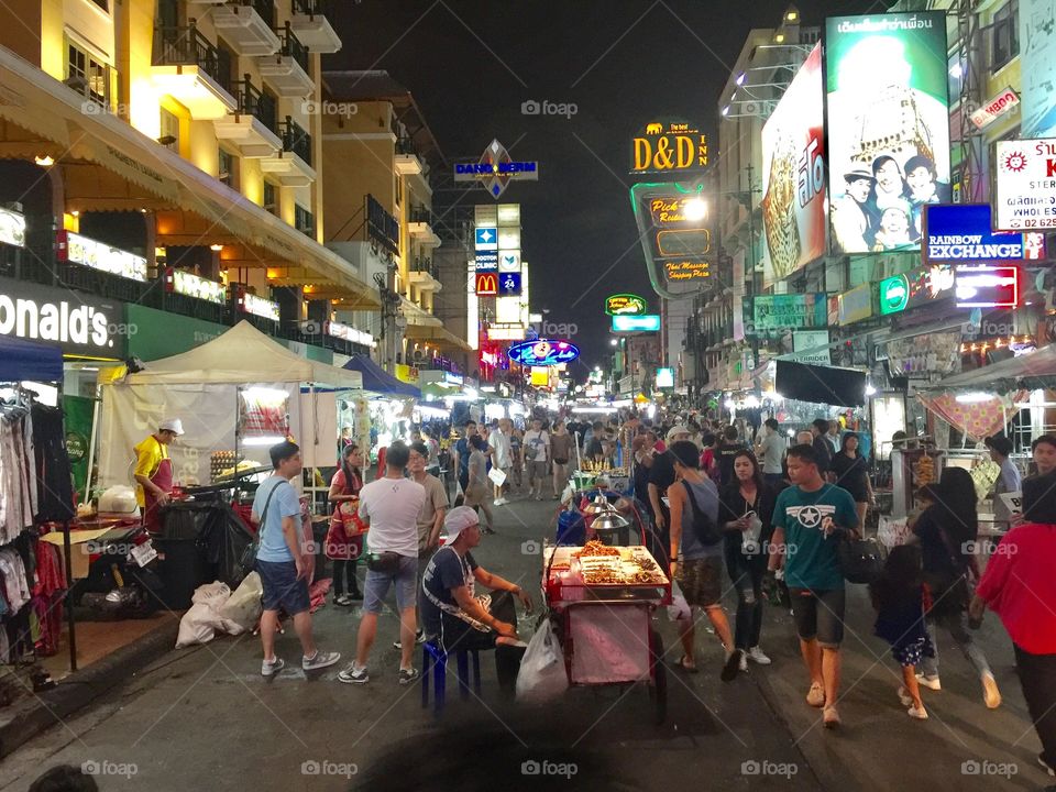 Thailand’s night market. 