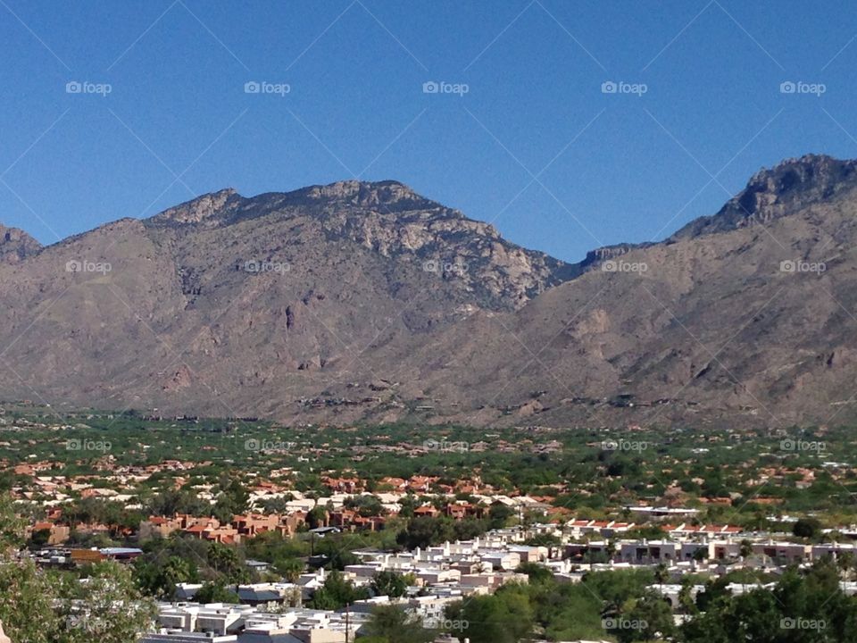 Tucson view. Tucson AZ
