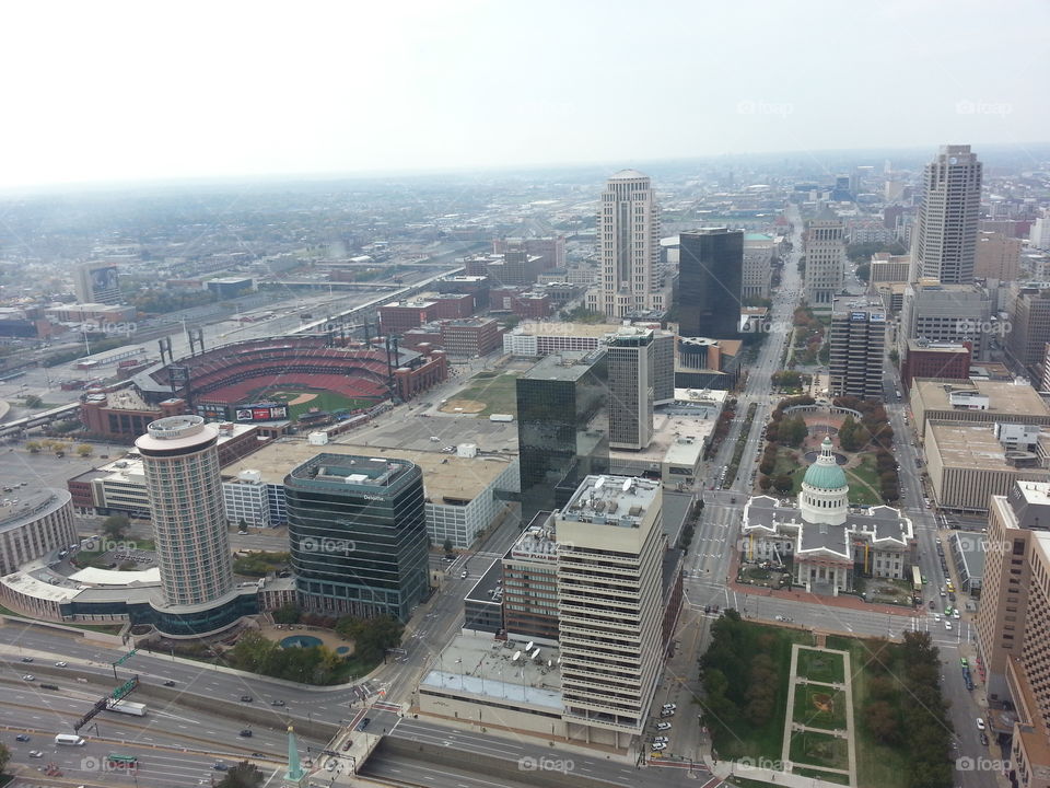 st. louis. view from the arch