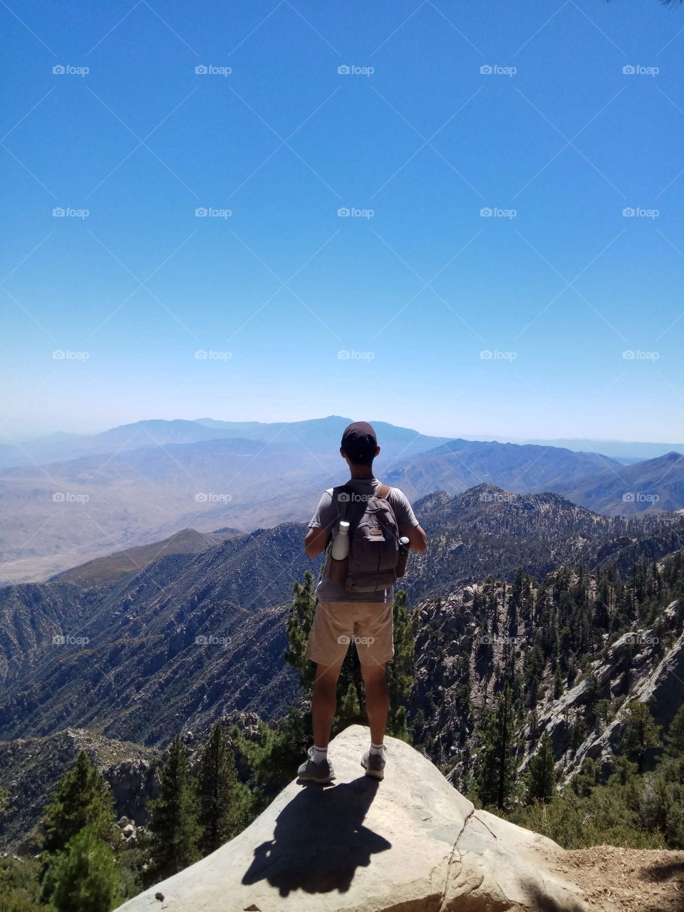 Overlooking afar above Palm Spring.