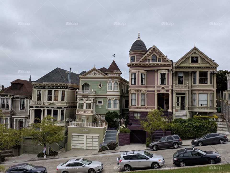 famous houses from full house theme San Francisco California