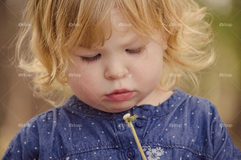 Portrait of cute child