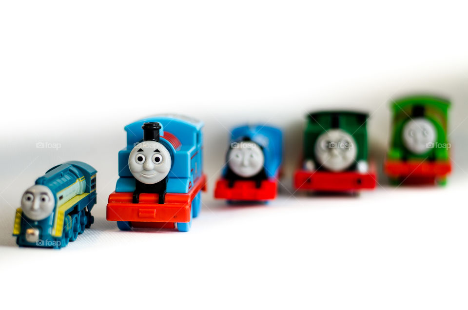 Thomas the tank engine and friends.