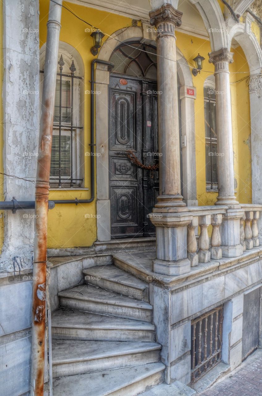 Old house entrance, Balat, Fatih, district, Istanbul