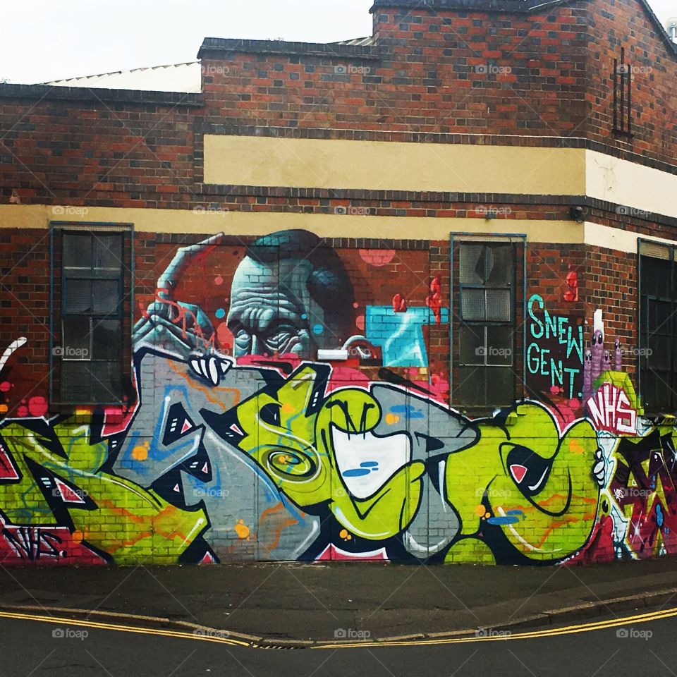 Street art around Birmingham 