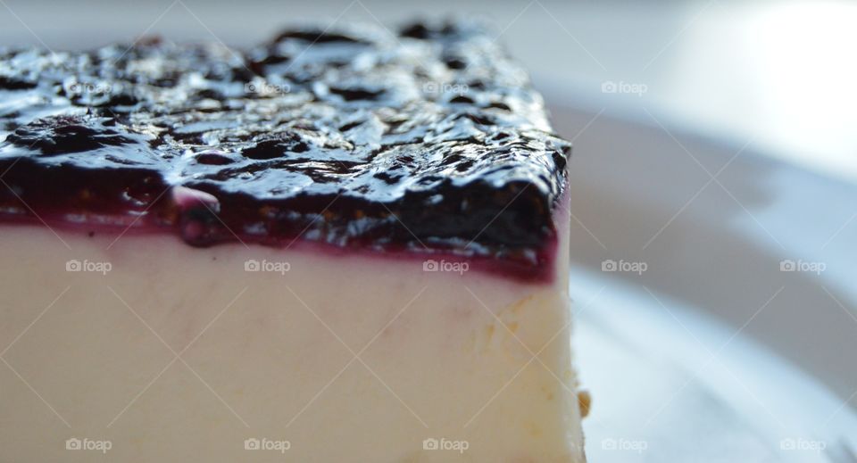 Blueberry cheesecake