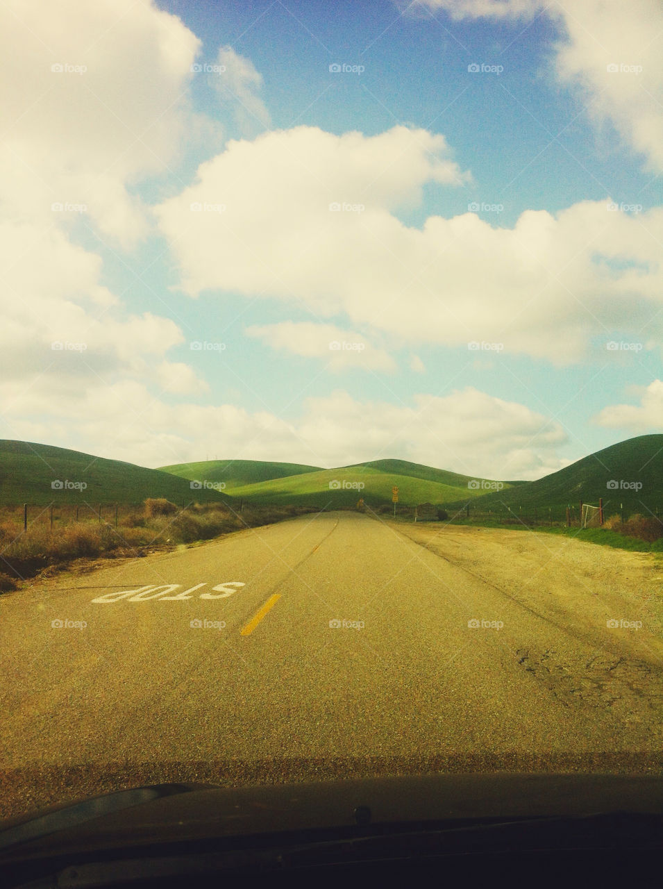 Scenic California road.