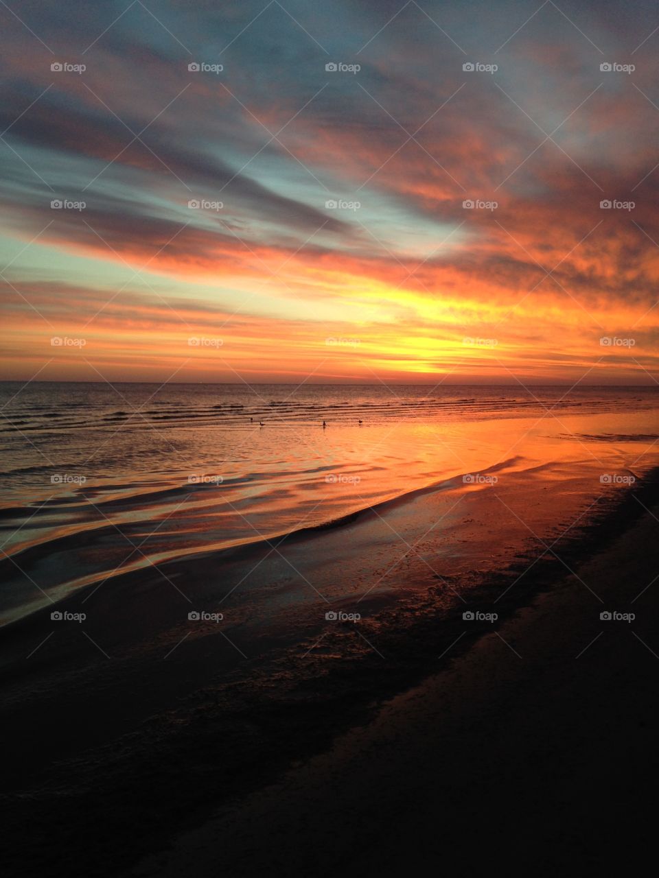 Sunrise in Jurmala, Latvia