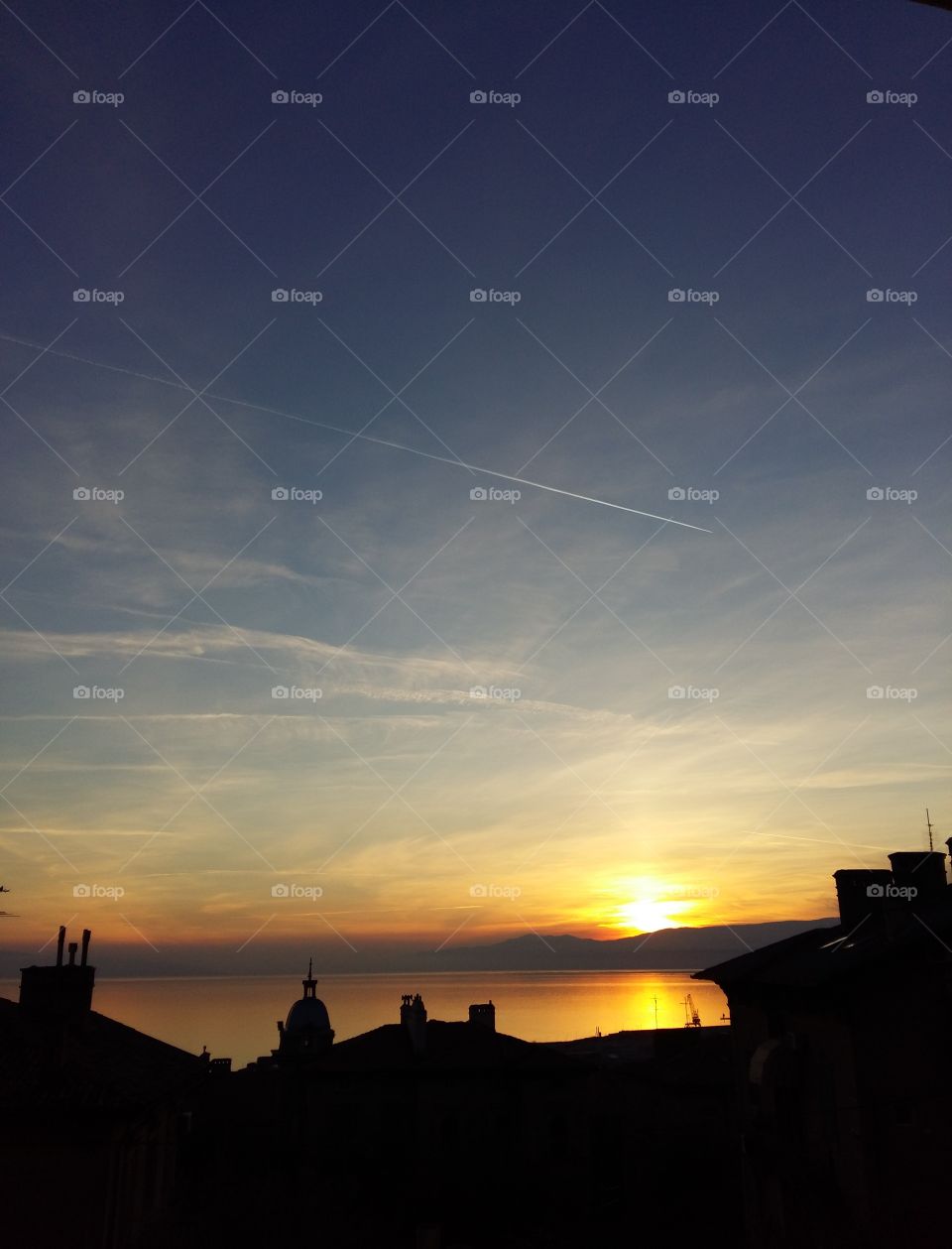 Sunset in Rijeka