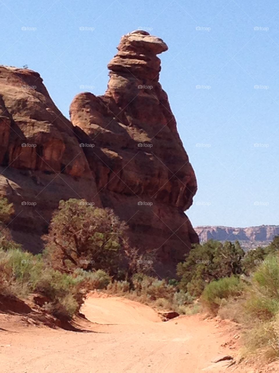Eagle rock. Canyonlands