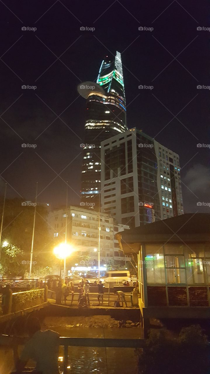 Bitexco tower distrist 1, Hồ Chí Minh city of VietNam