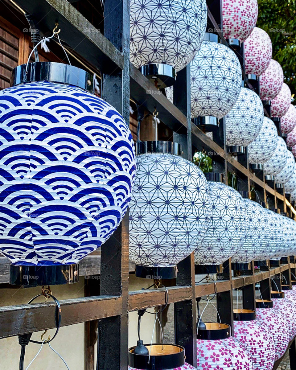 Paper lanterns by daylight. Why are spherical things so aesthetically pleasing?