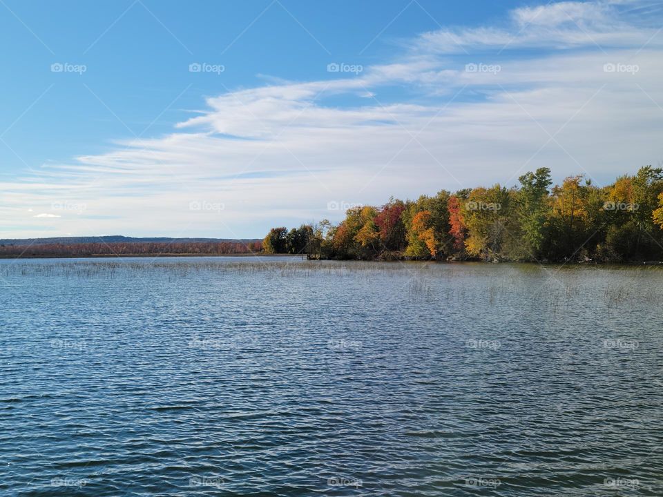 Autumn on Burt Lake