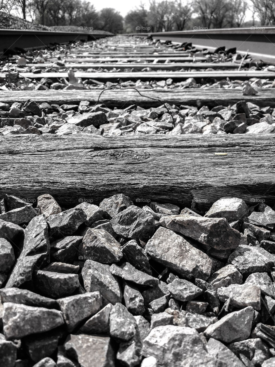 Old time train track now