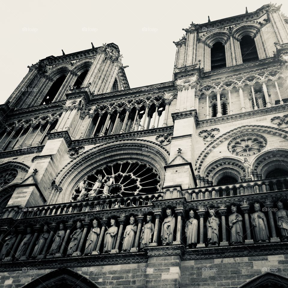 Notre Dame in Paris, France 