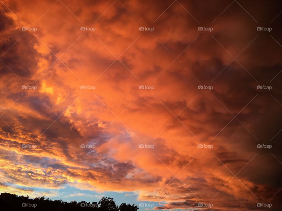 Sunset in Massachusetts