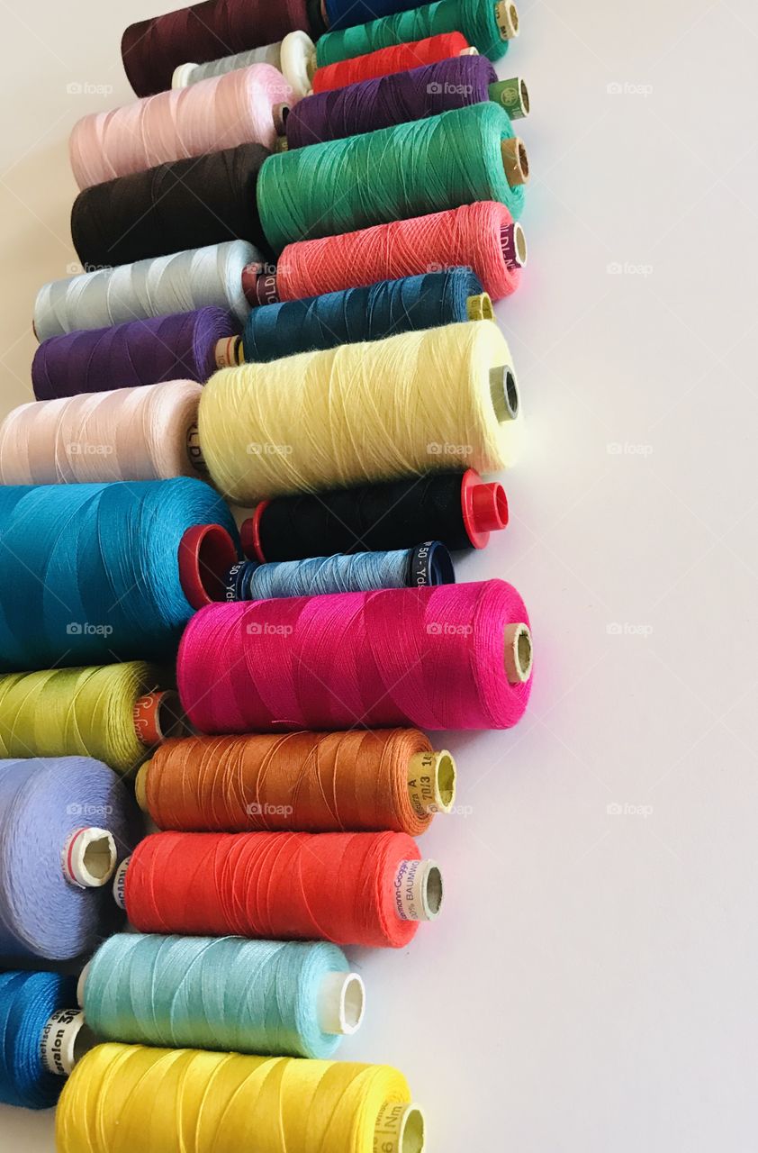 Colorful cotton strings 