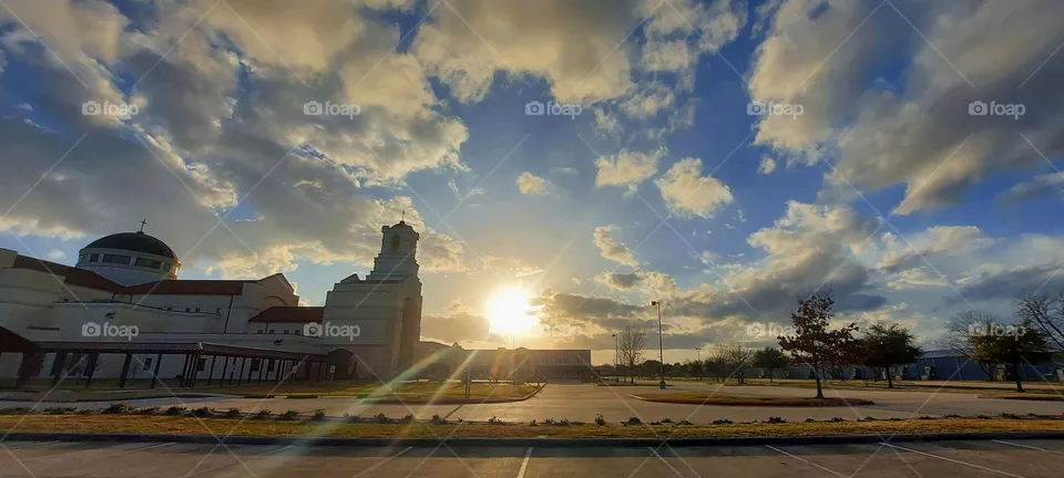 Skyline At The Church !