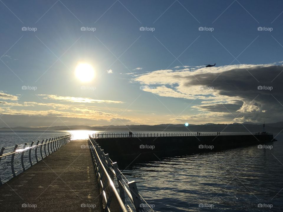 On the breakwater