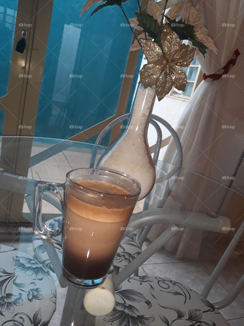 afternoon cappuccino in a favorite cup