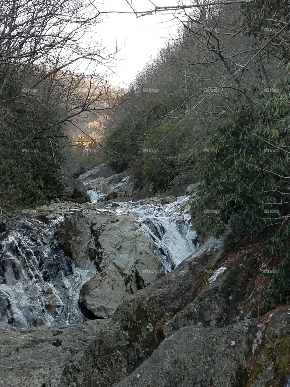 Mountain Waterfall