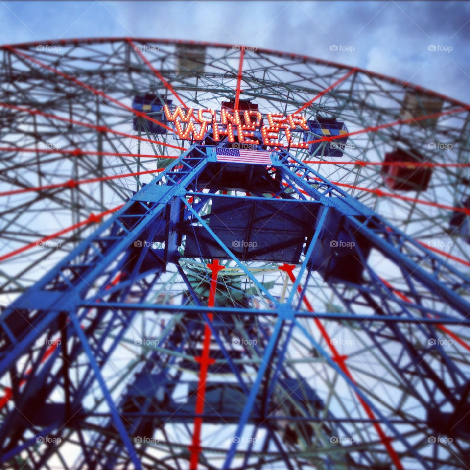 coney island wonder wheel by annettembo