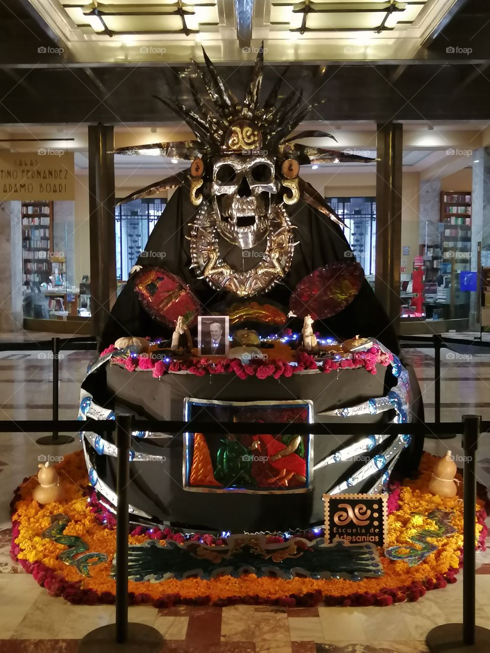 Celebración día de muertos, México, Palacio de Bellas Artes.