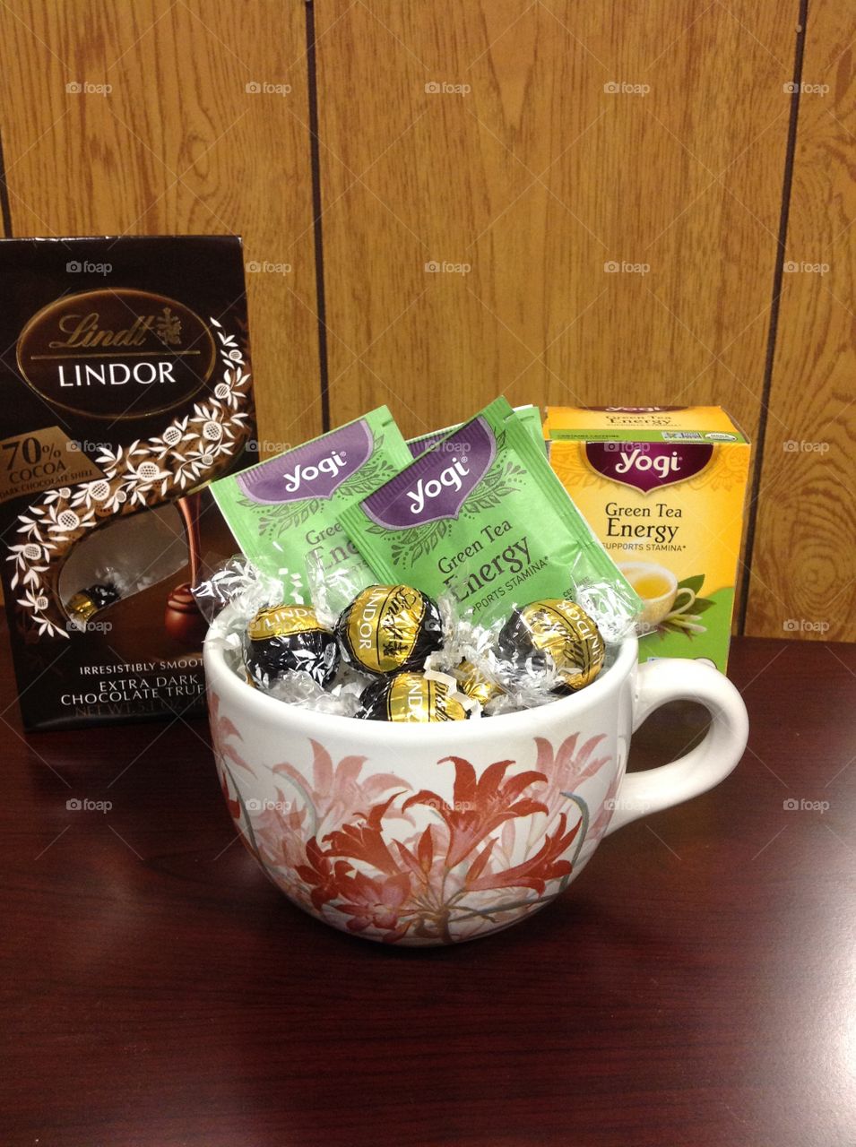 Green Tea and Chocolate Gift Mug