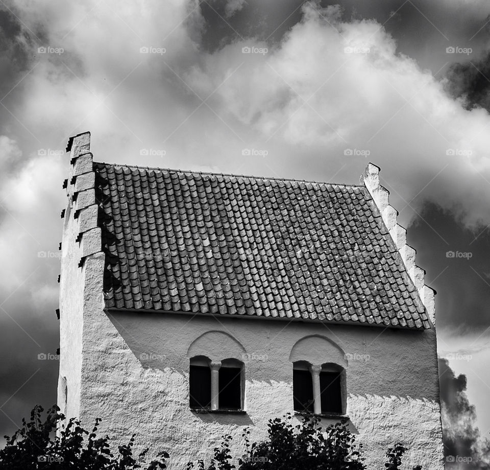 An old little church in the south of Sweden