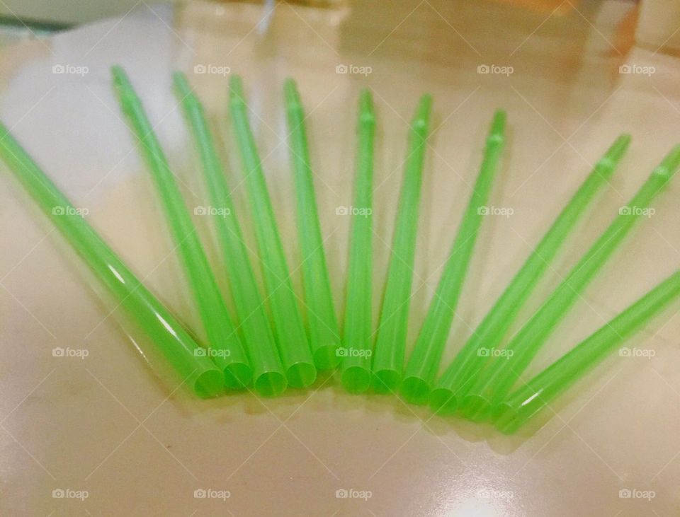 Green straws