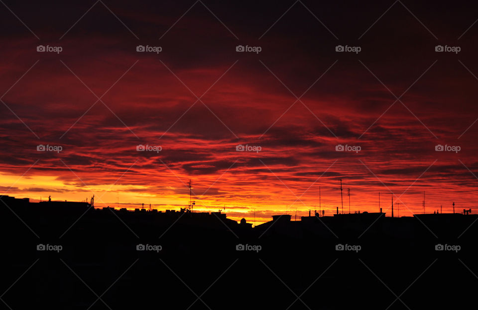 Sunset, Dawn, Silhouette, Evening, Sun