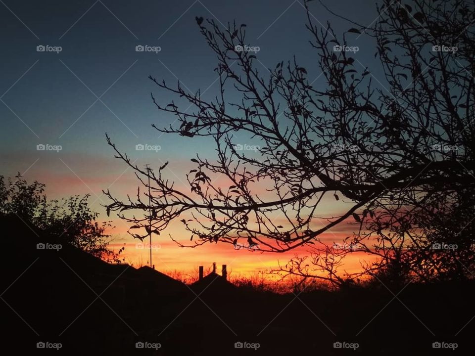 Fantastic sunset colors.