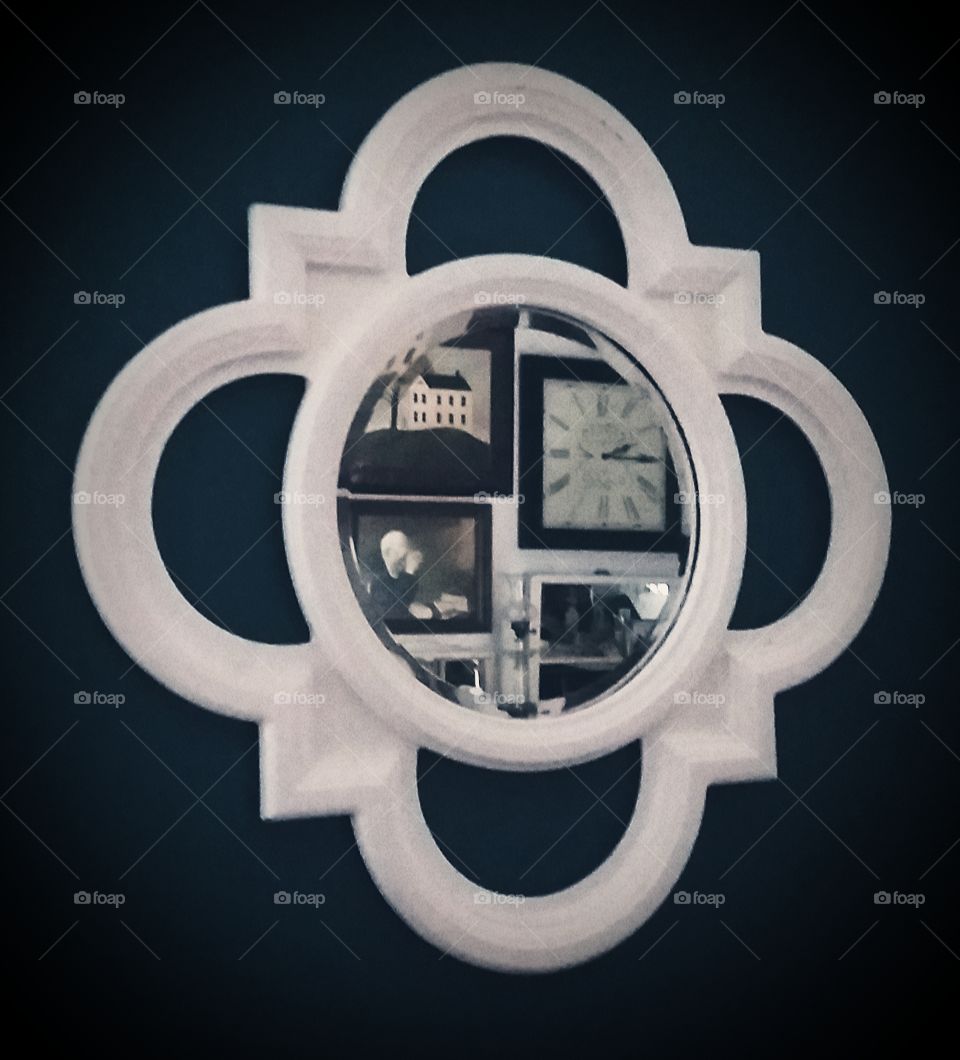 mirror with reflections