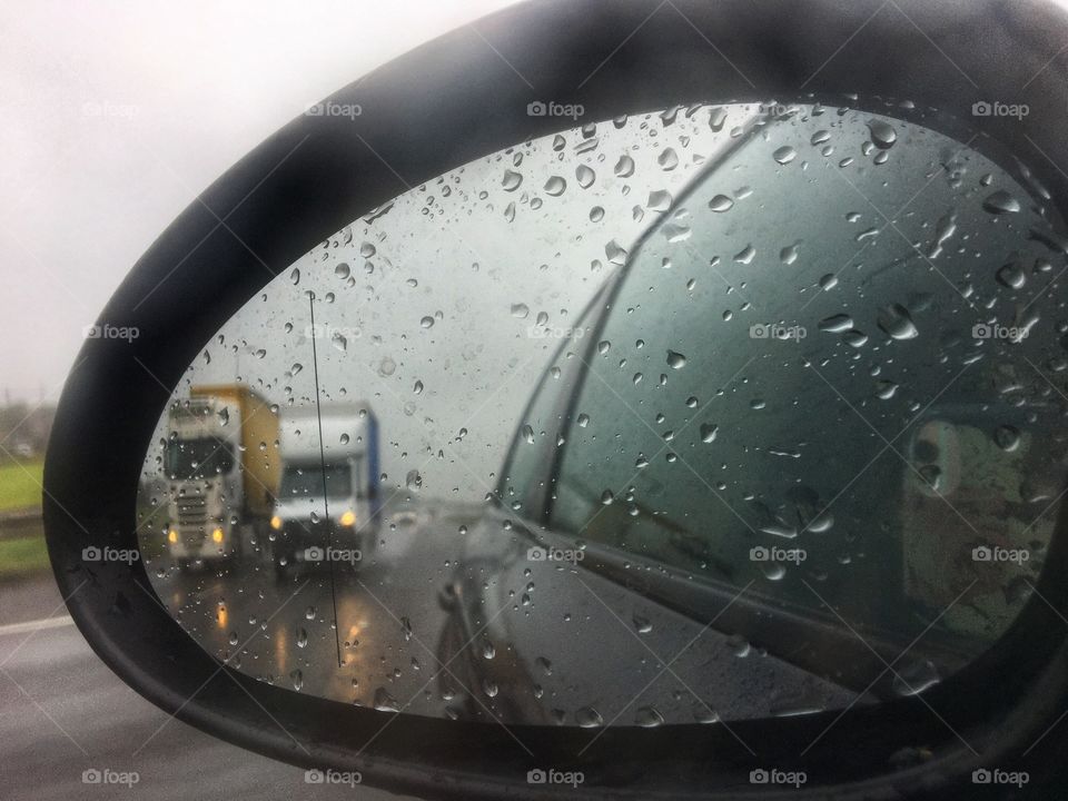 LIVE Mission photo ! Rainy drive home from Shropshire 