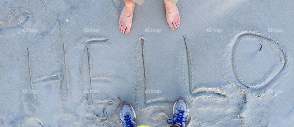 Standing in the Sand