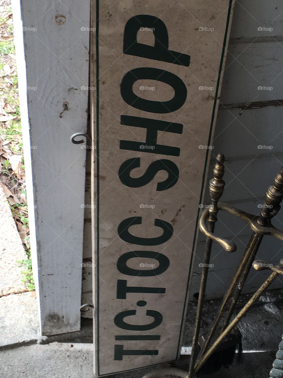 My grandmother old shop sign