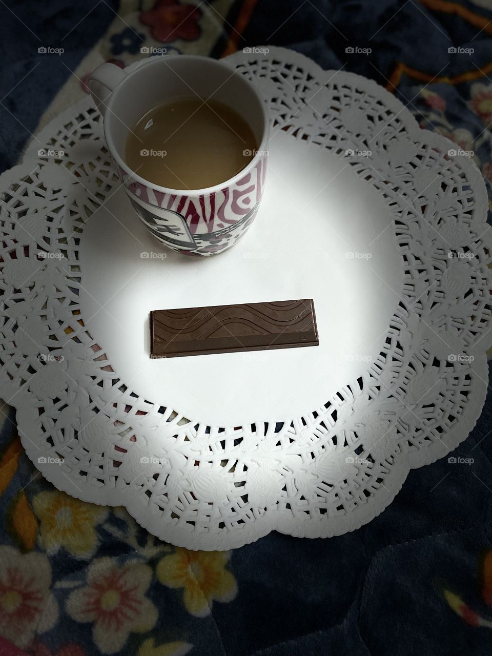 Chocolate with favorite coffee 🍫
