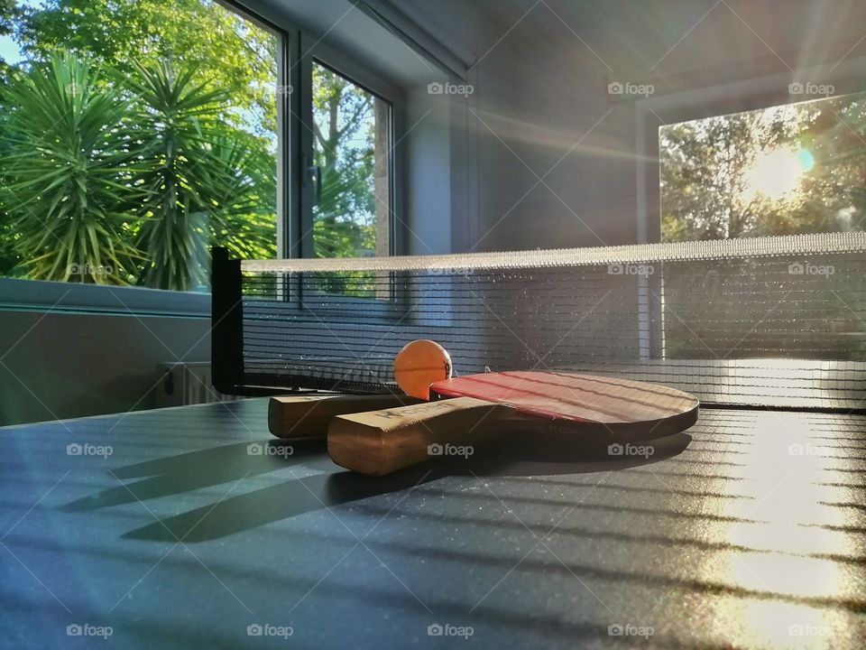 Staying in shape playing ping-pong