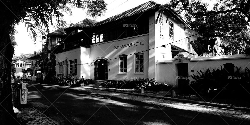 Hotel buildings from British era, Old building structure