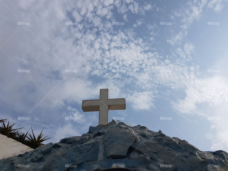 a cross in the sky