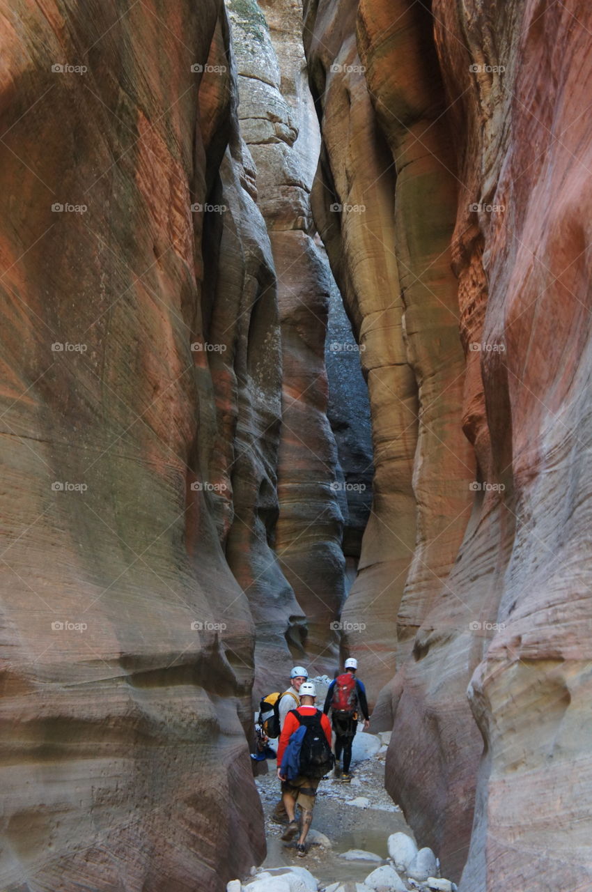 Walls. Walls of slot  Canyon in southern Utah