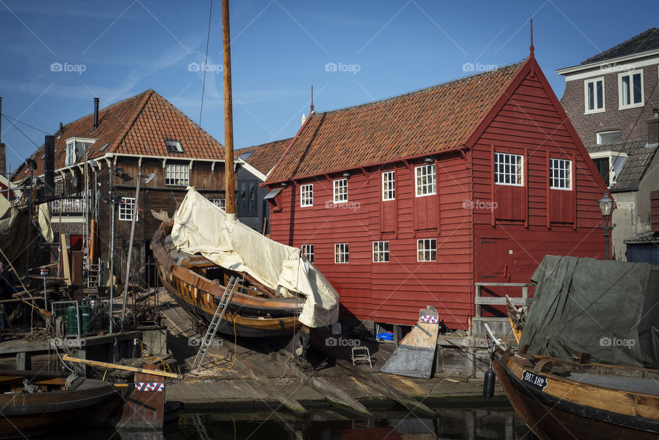 Old marina Spakenburg