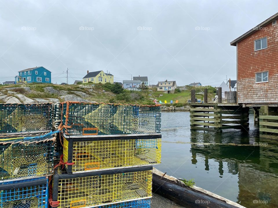 The small fishing village of Peggy’s Cove