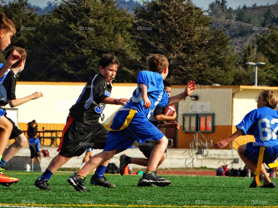 Boys Playing Sports