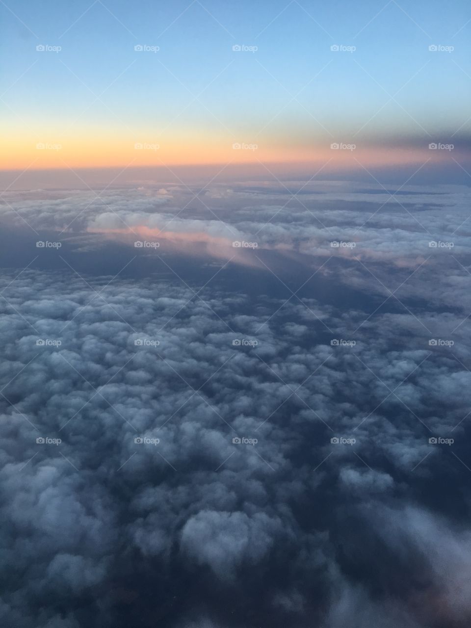 Flight with Sunset