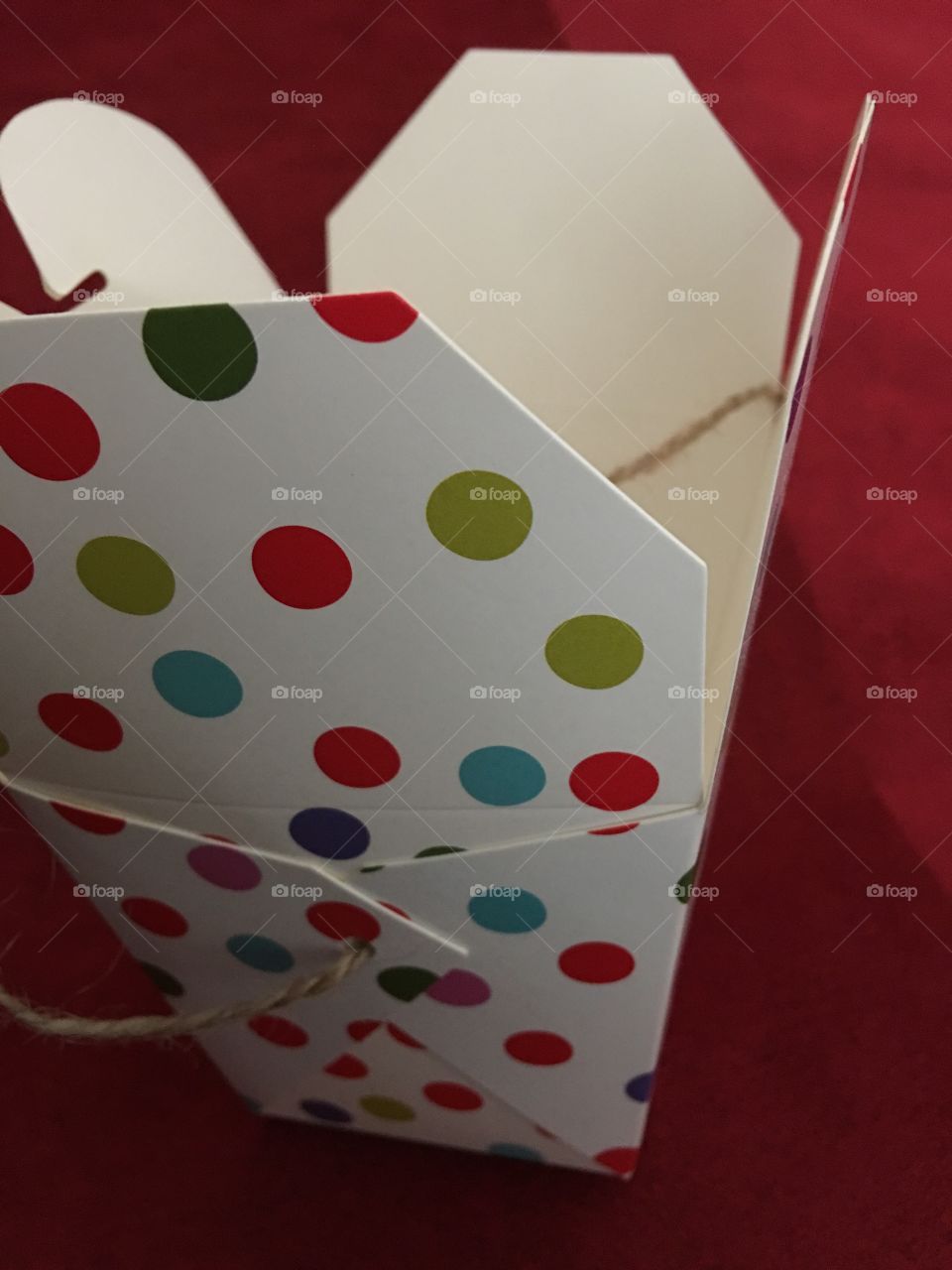 Close view gift box