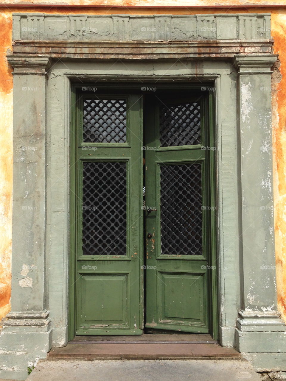 Castle door, Christinehof castle in Skåne.